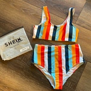 Shein Striped Bikini